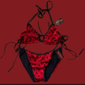 ☠️🩸Morbid Threads Polka Dot Bikini🩸☠️